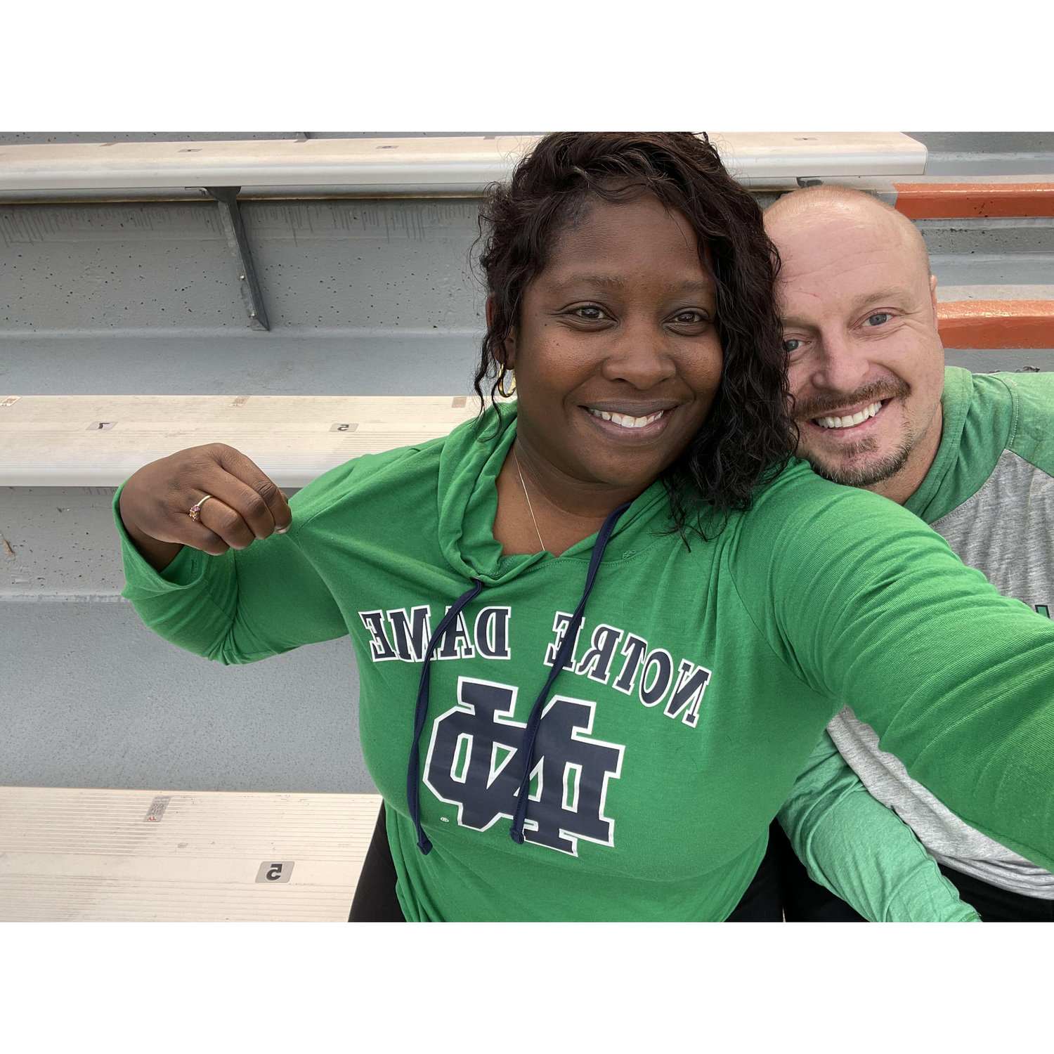 Our first Notre Dame game in Virginia. I guess I'm a fan now.