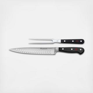 Classic 2-Piece Hollow Edge Carving Knife Set