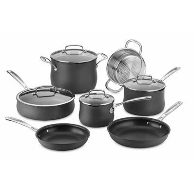 Cuisinart® Nonstick Silhouette Hard Anodized 11-Piece Cookware Set in Grey