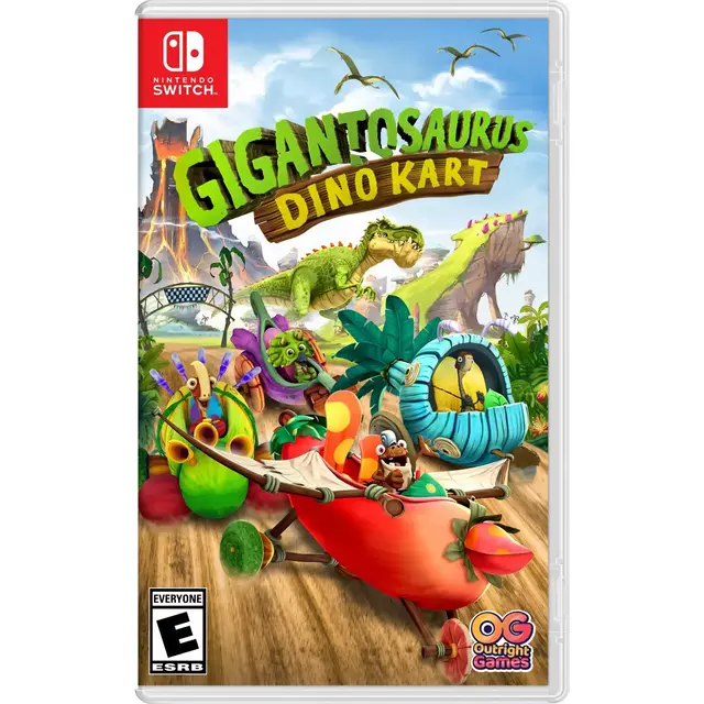 Gigantosaurus Dino Kart - Nintendo Switch: Family-Friendly Racing Game, 4 Player Local Multiplayer, E Rated