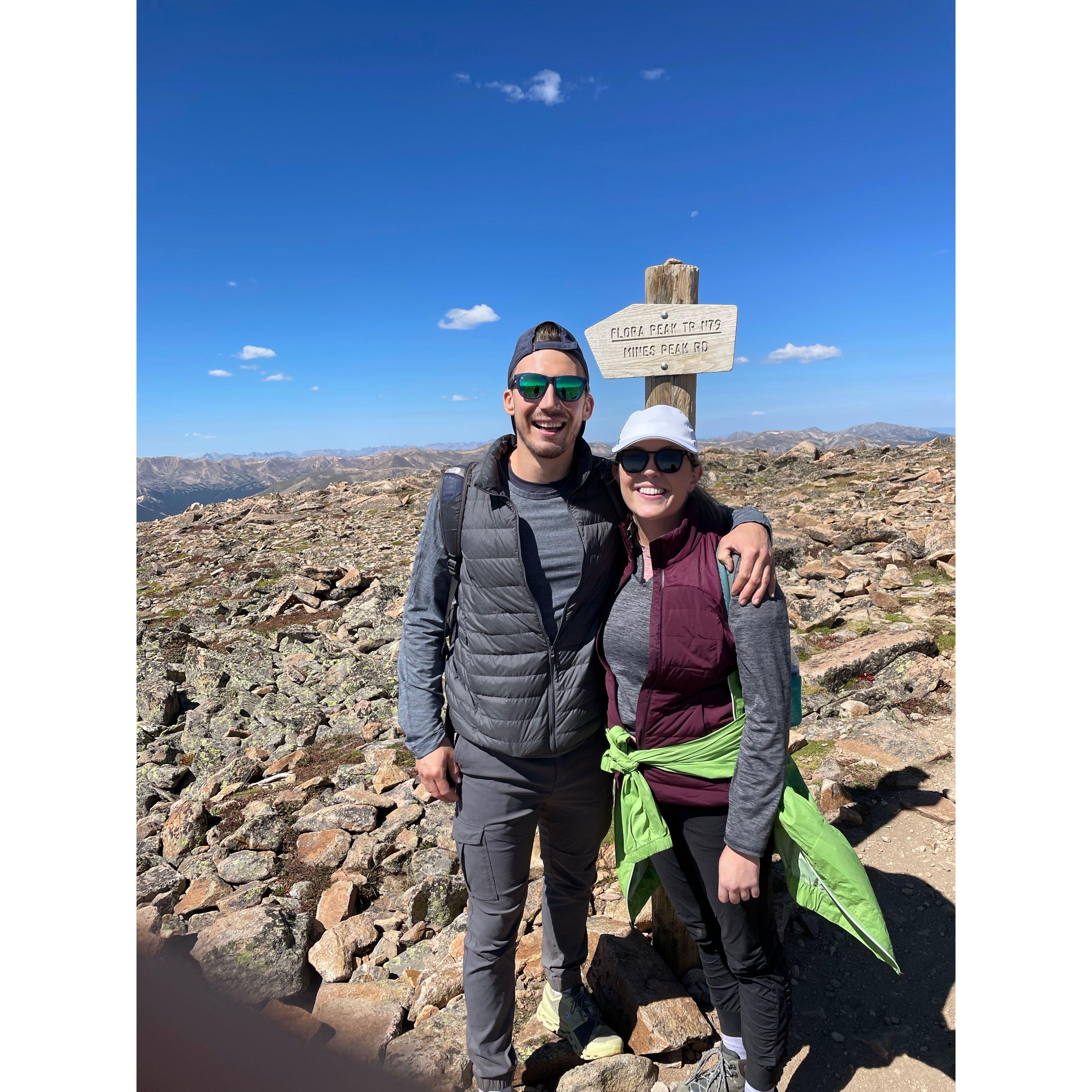 Our first vacation together in Colorado!