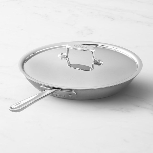 All-Clad D5® Stainless-Steel Pro Nonstick Covered Fry Pan