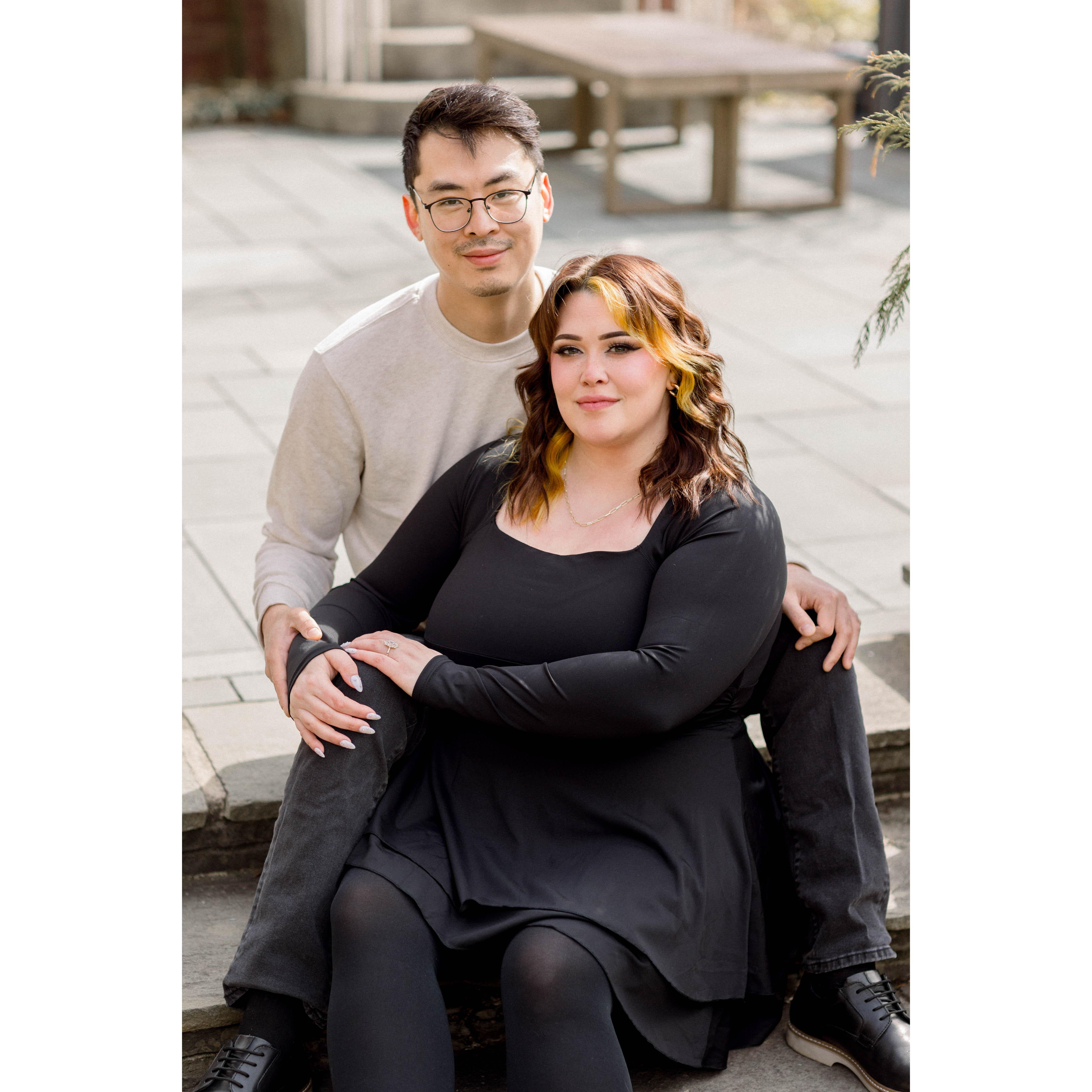 Photos from our engagement session.