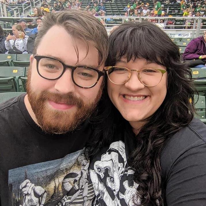 Did you know Jess played softball for 13 years? She still loves going to ball games. This one was a Star Wars theme night at the Madison Mallards stadium in 2019.