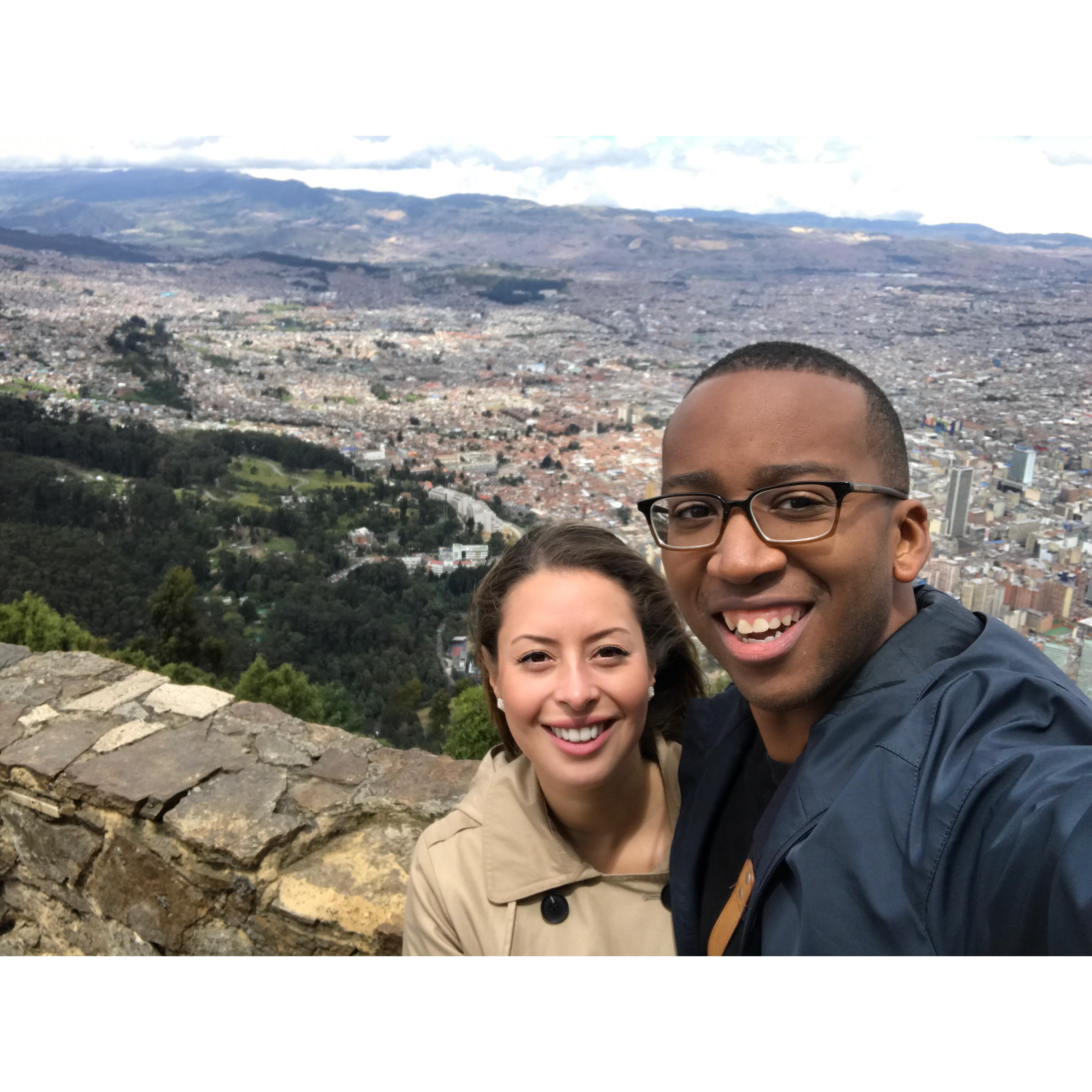 David's first trip to Bogota, Colombia