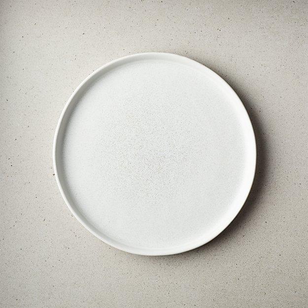 Drift Reactive Silver Grey Salad Plate