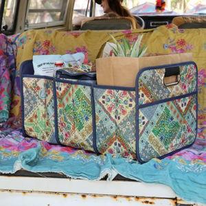 Car Trunk Organizer - Color: Mandala Folk Patchwork