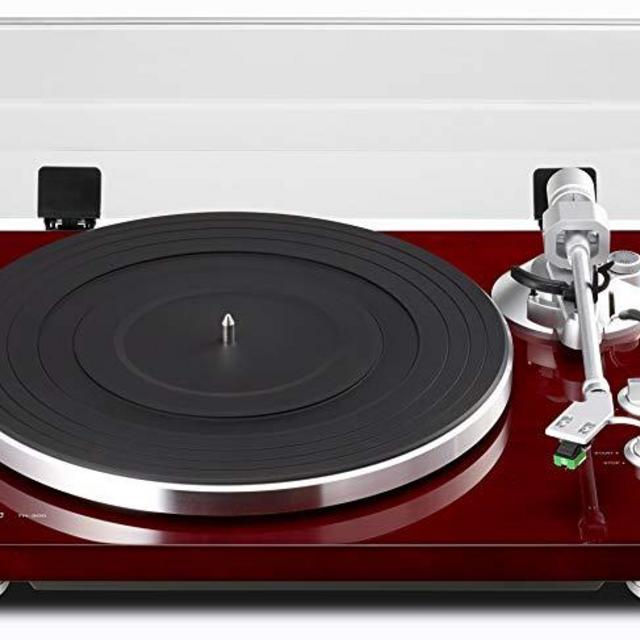 TEAC TN-300 Analog Turntable with Built-in Phono Pre-amplifier & USB Digital Output (Cherry)