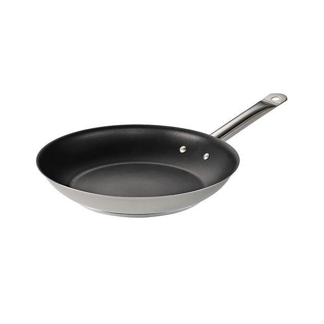 Tramontina 12-Inch Non Stick Large Frying Pan, Tri-Ply Base Stainless Steel Skillet with Reinforced Nonstick Coating, Dishwasher and Oven Safe