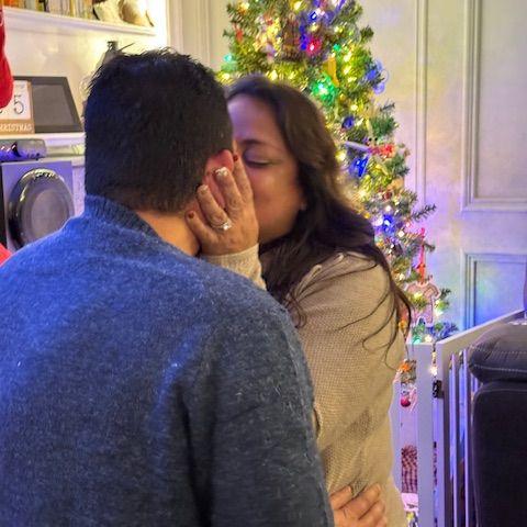 Popped the question and she said YES!