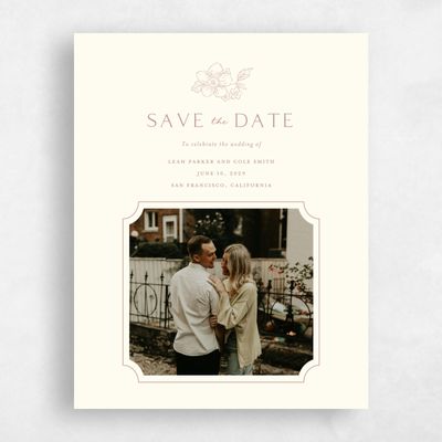 Café au Lait, Yellow Wedding Save the Date - Selindra Photo