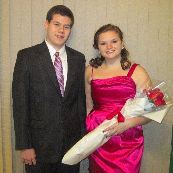 Our first photo together! Winter Waltz, 2010.