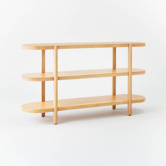 32" Portola Hills 3 Shelf Horizontal Bookcase Natural - Threshold™ designed with Studio McGee