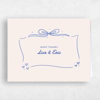 Blue Wedding Thank You - Aubrey Landscape