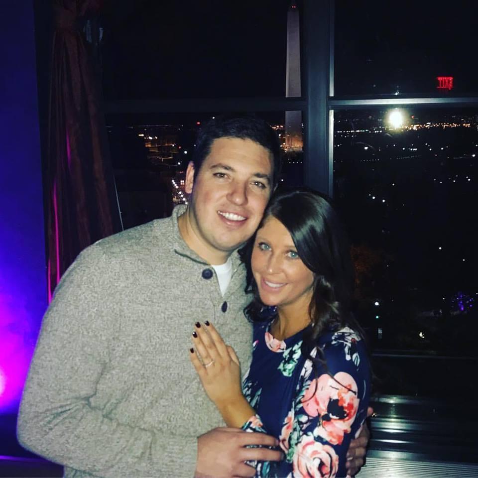Celebrating our engagement with friends in D.C.