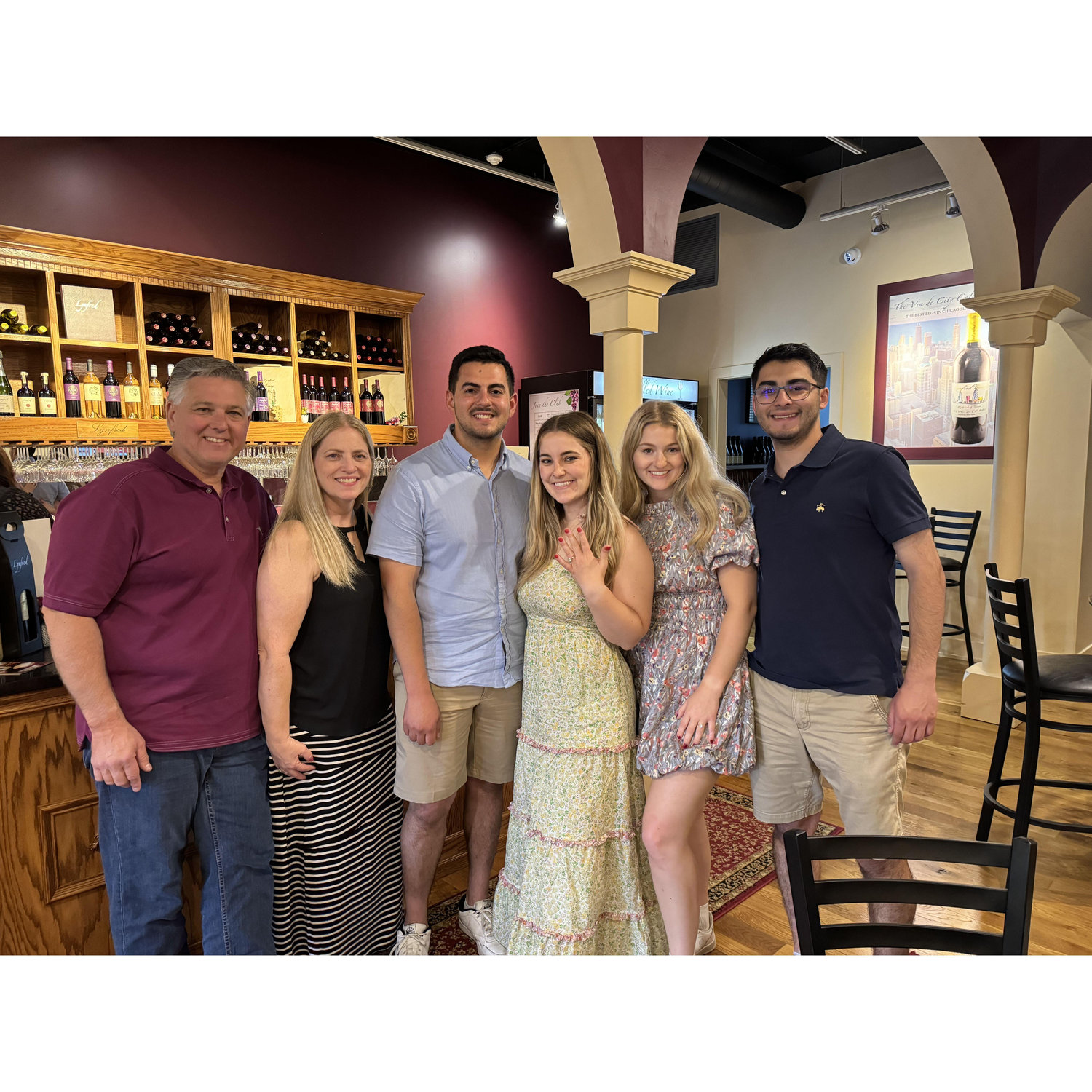 We celebrated at Lynfred Highland Park with family and friends