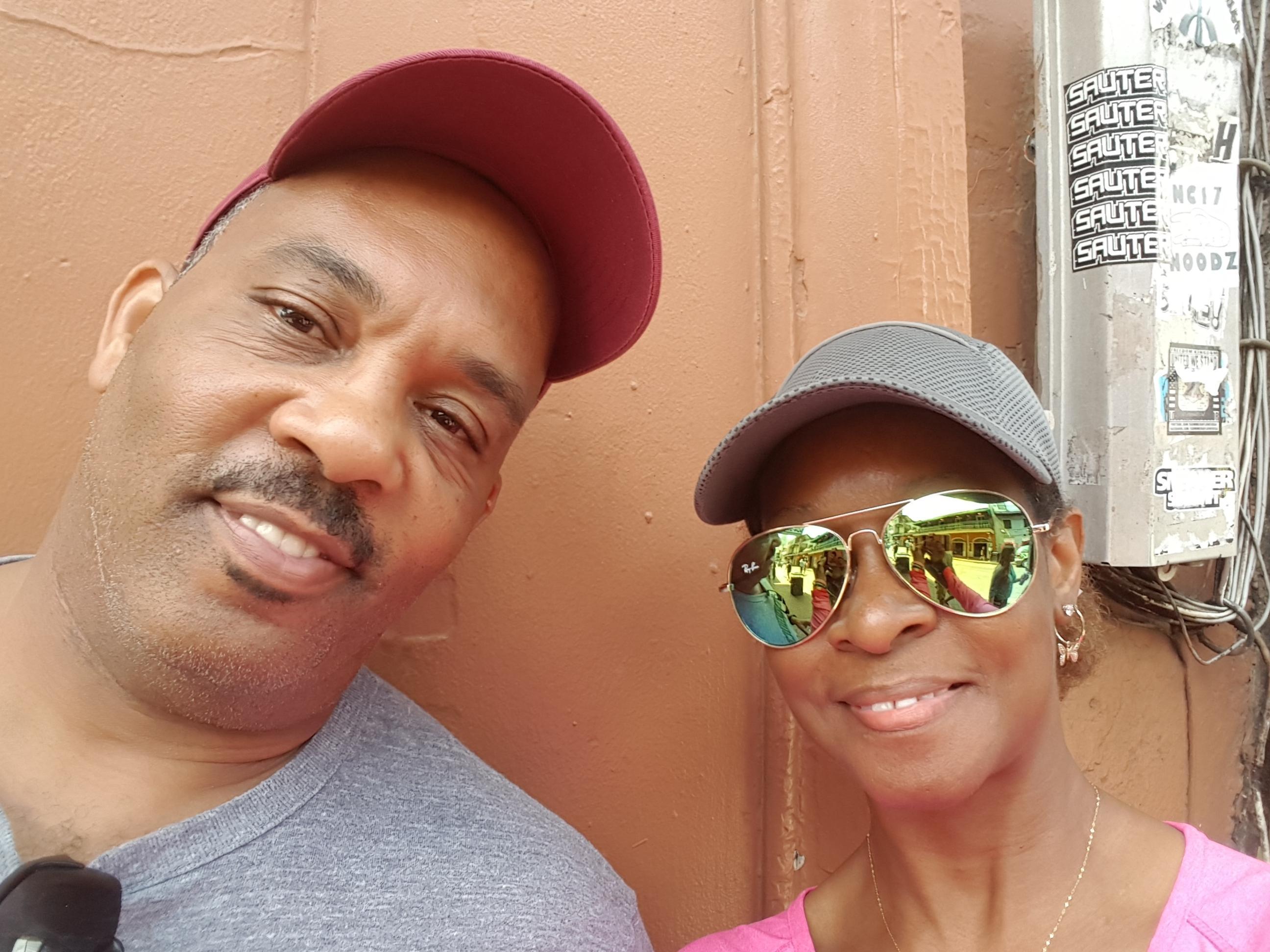 Greg and Tee in the, "Big Easy."