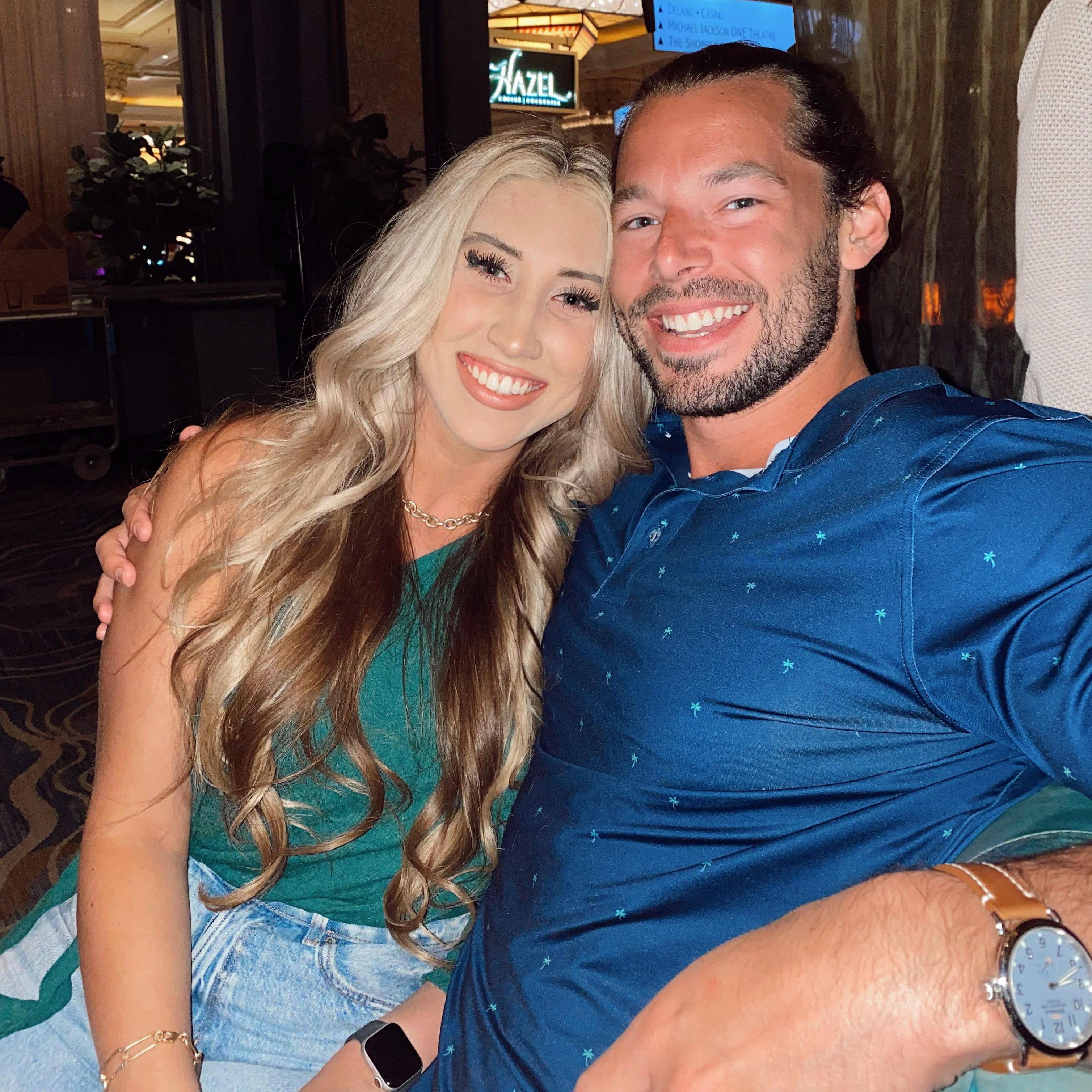 Our 1st vacation in Las Vegas for our friends Garrett & Emily's wedding. Michael asked me to be his plus one after a few dates so I booked a flight and met him in Vegas and the rest is history ;)