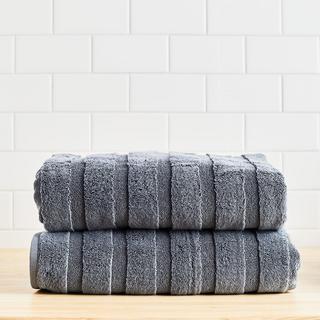 Dakota Ribbed Bath Towel, Set of 2