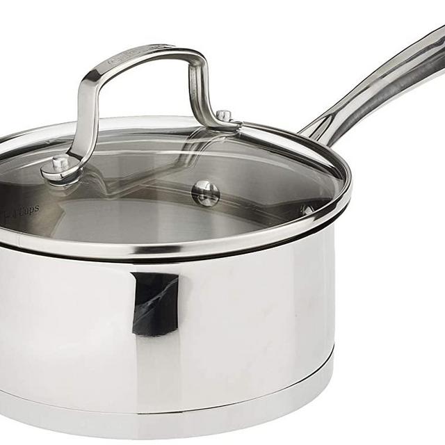 Cuisinart Professional Stainless Saucepan with Cover, 1.5-Quart, Stainless Steel,8919-16