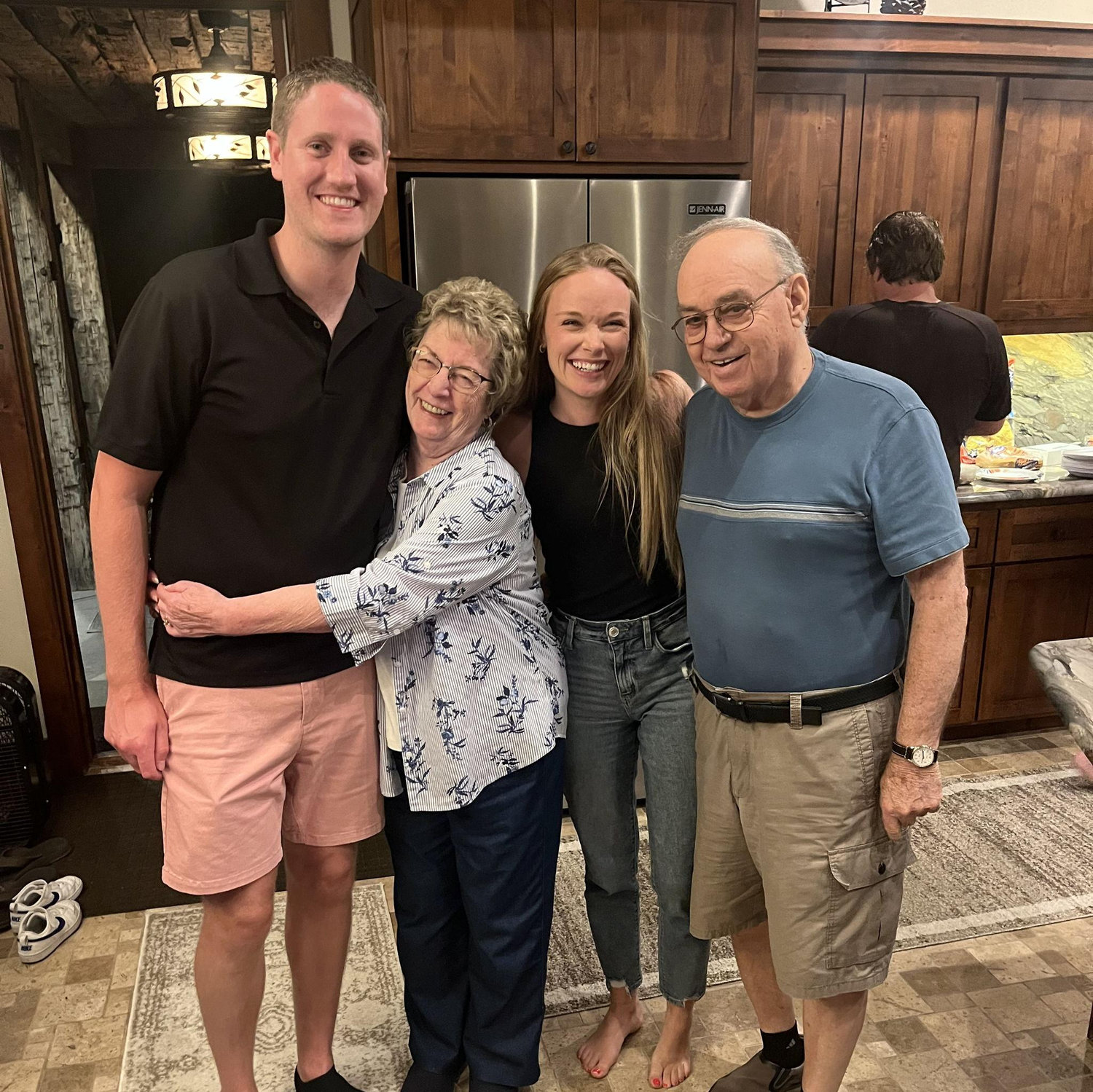 7/13/2024 - Haley and Hunter visit Haley's Wisconsin clan, looks like Nana approves of Hunter!