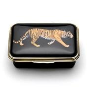 Halcyon Days Tiger Enamel Box