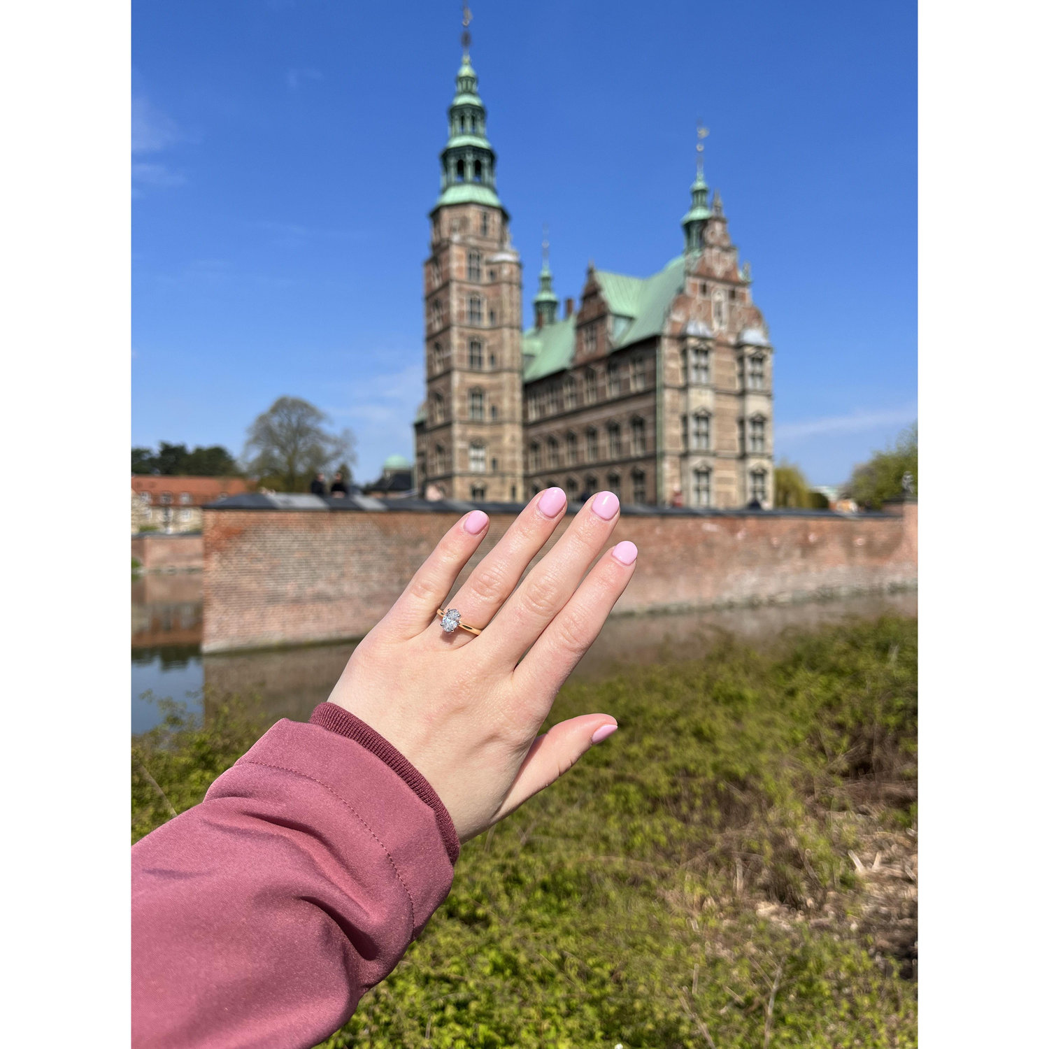 Engaged at the Rosenborg Castle! 4/27/24