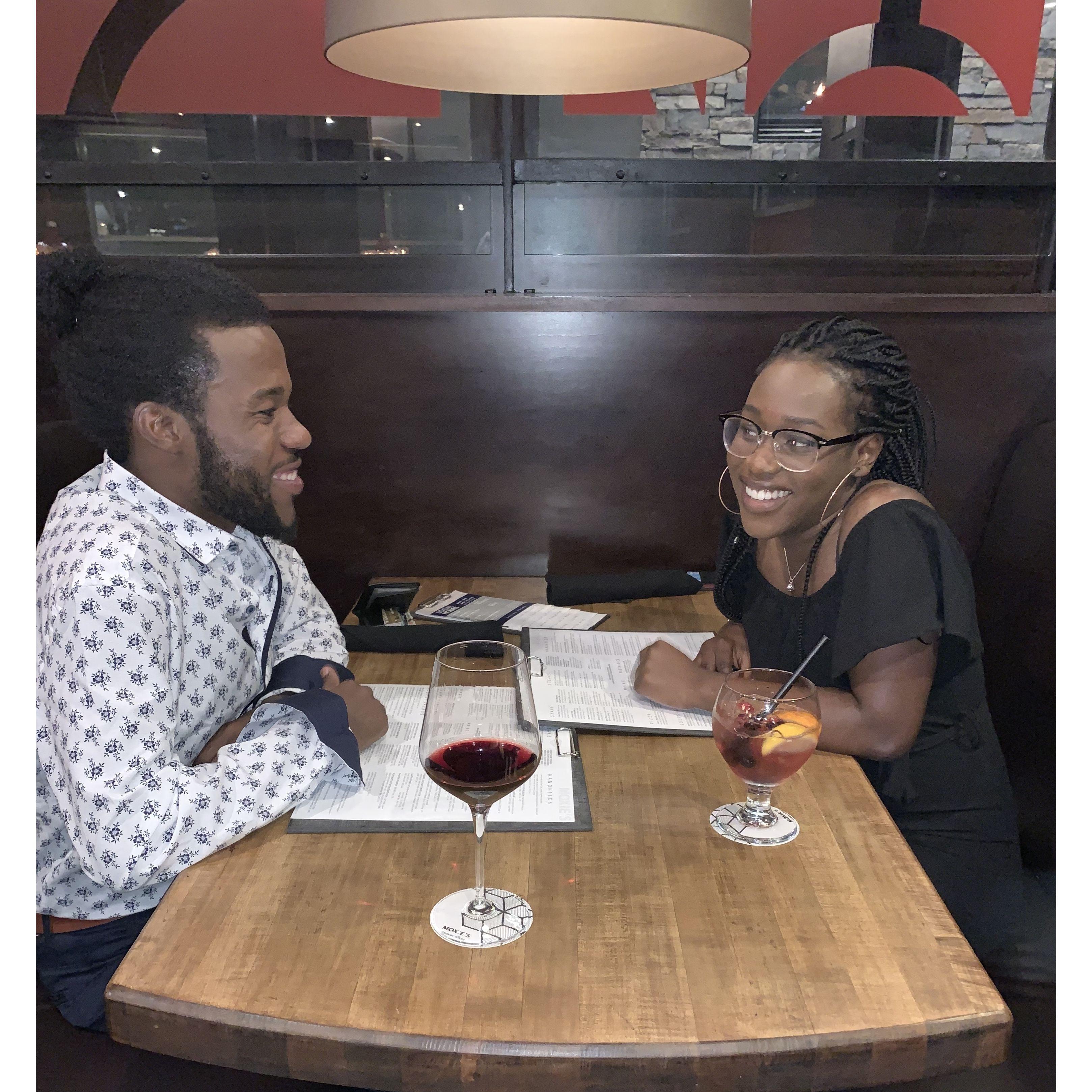 Our first 'OFFICIAL' date👩🏿‍❤️‍👨🏿