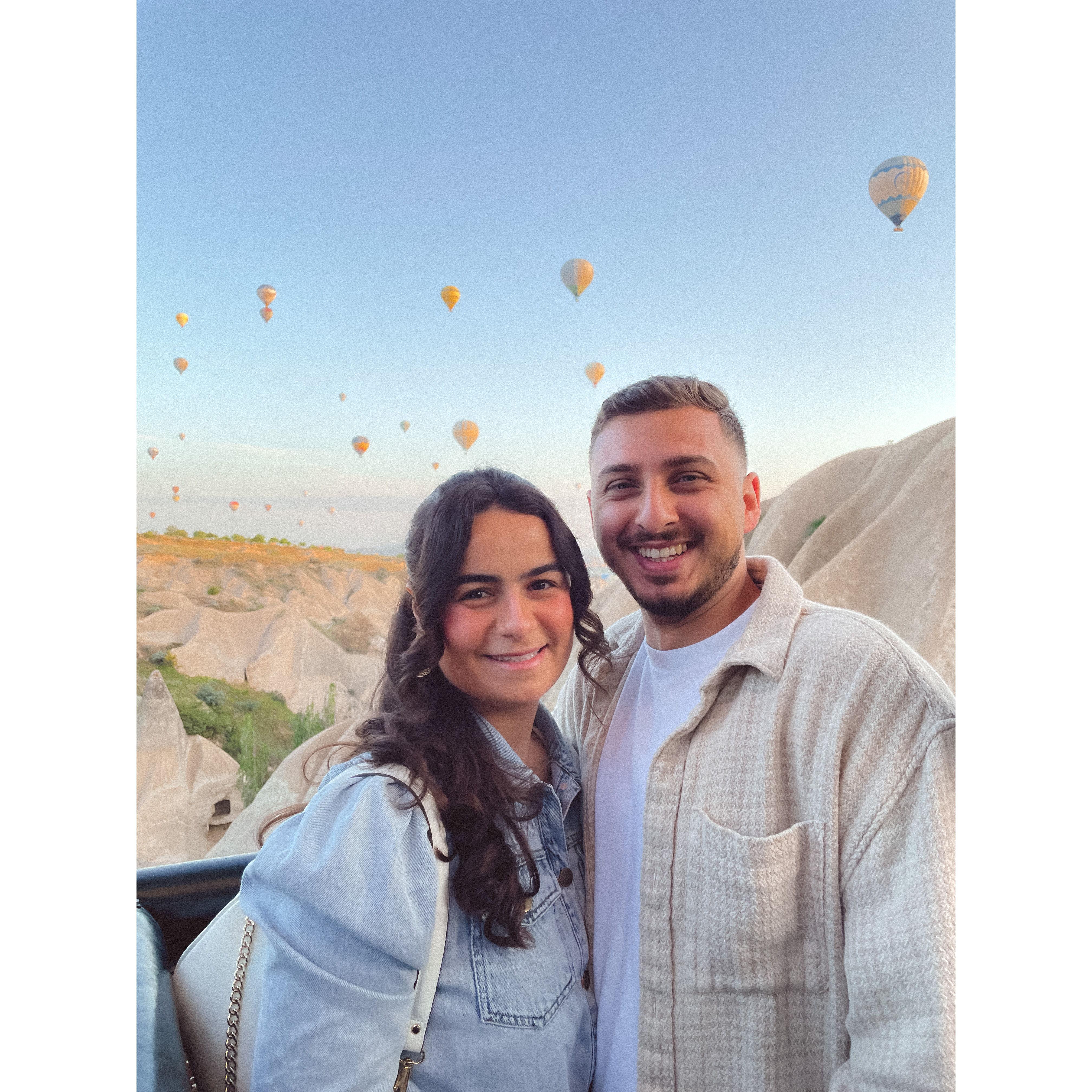 Somewhere in the clouds in Cappadocia Turkey! May 2023