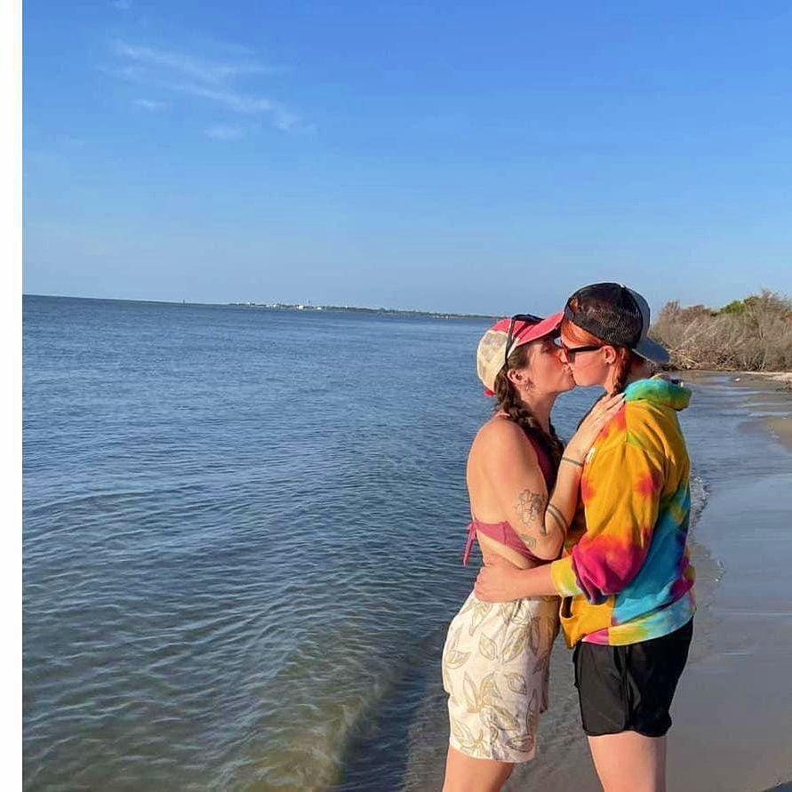 When I said yes at Ocracoke Beach, NC!
