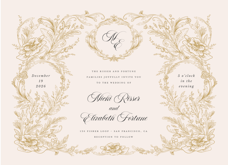 Leonid Landscape | Dijon | Zola Wedding Invitations