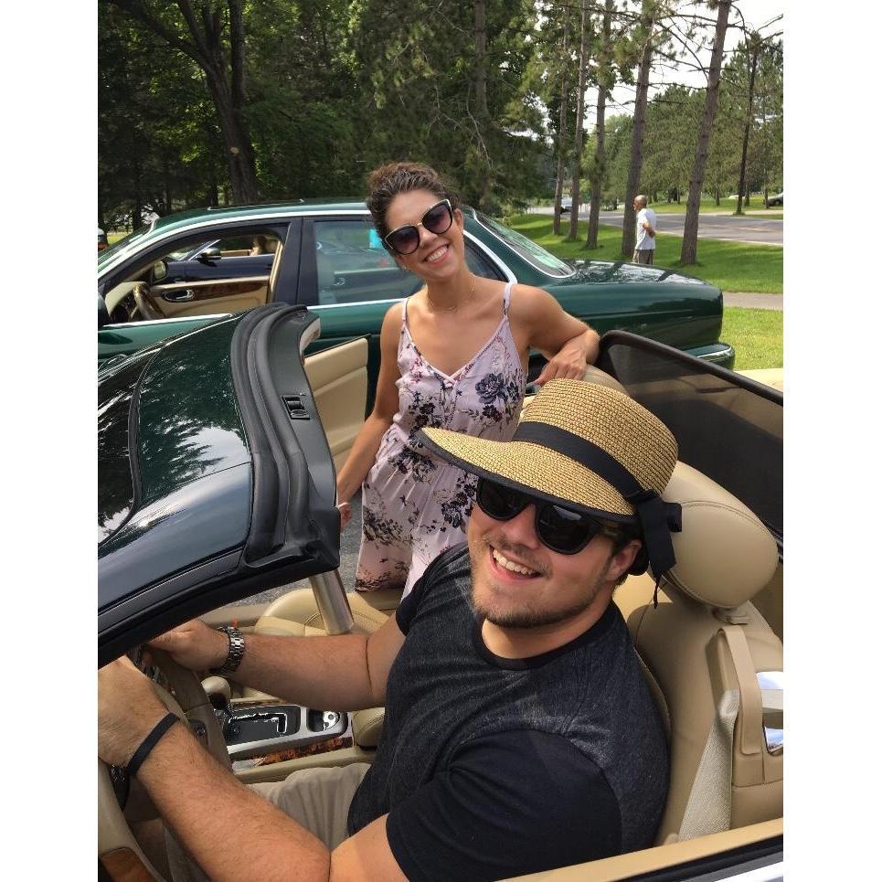 Car show at the Saratoga Auto Museum.