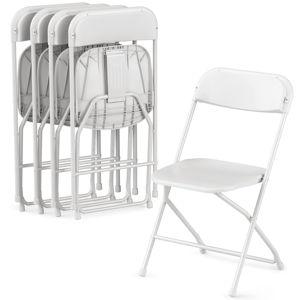4 Pack Plastic Folding Chair