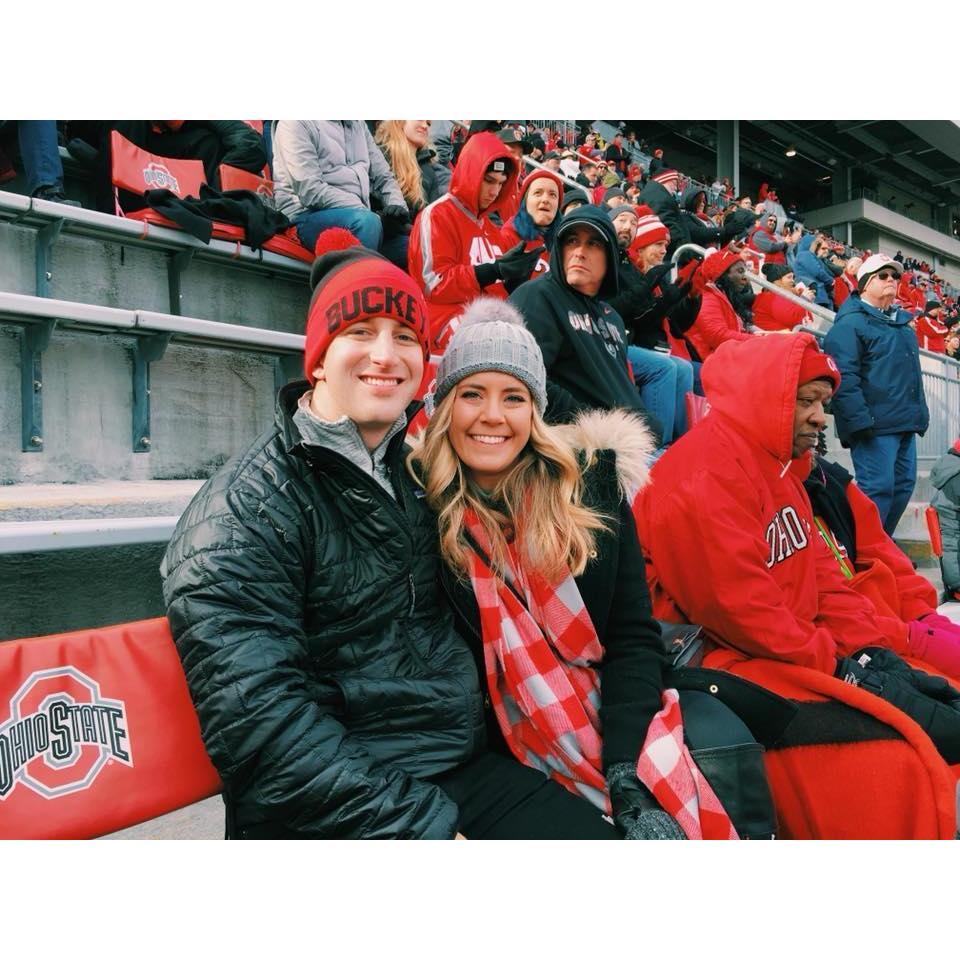 Reid's first time to The Horseshoe. Go Bucks!