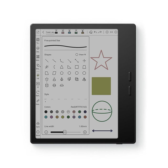 BOOX Tablet Go Color 7 Gen II Magnetic Case Bundle