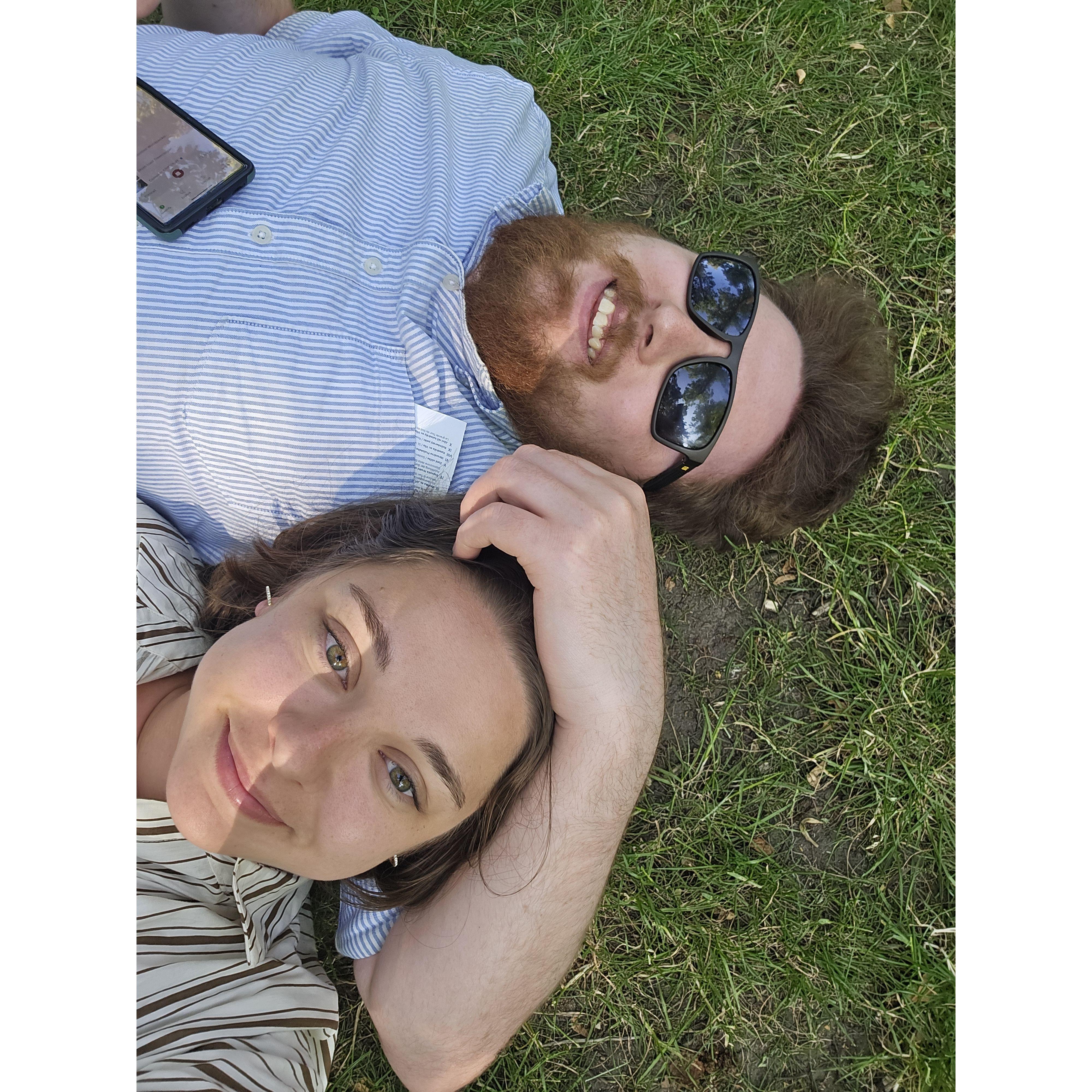 We took a great nap in this park