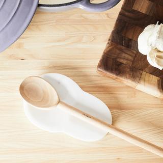 Marble Spoon Rest with Groove