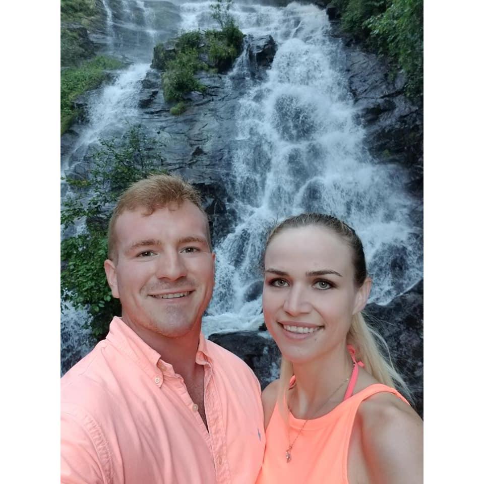 3rd Date Amicalola Falls. Quite literally falling in love