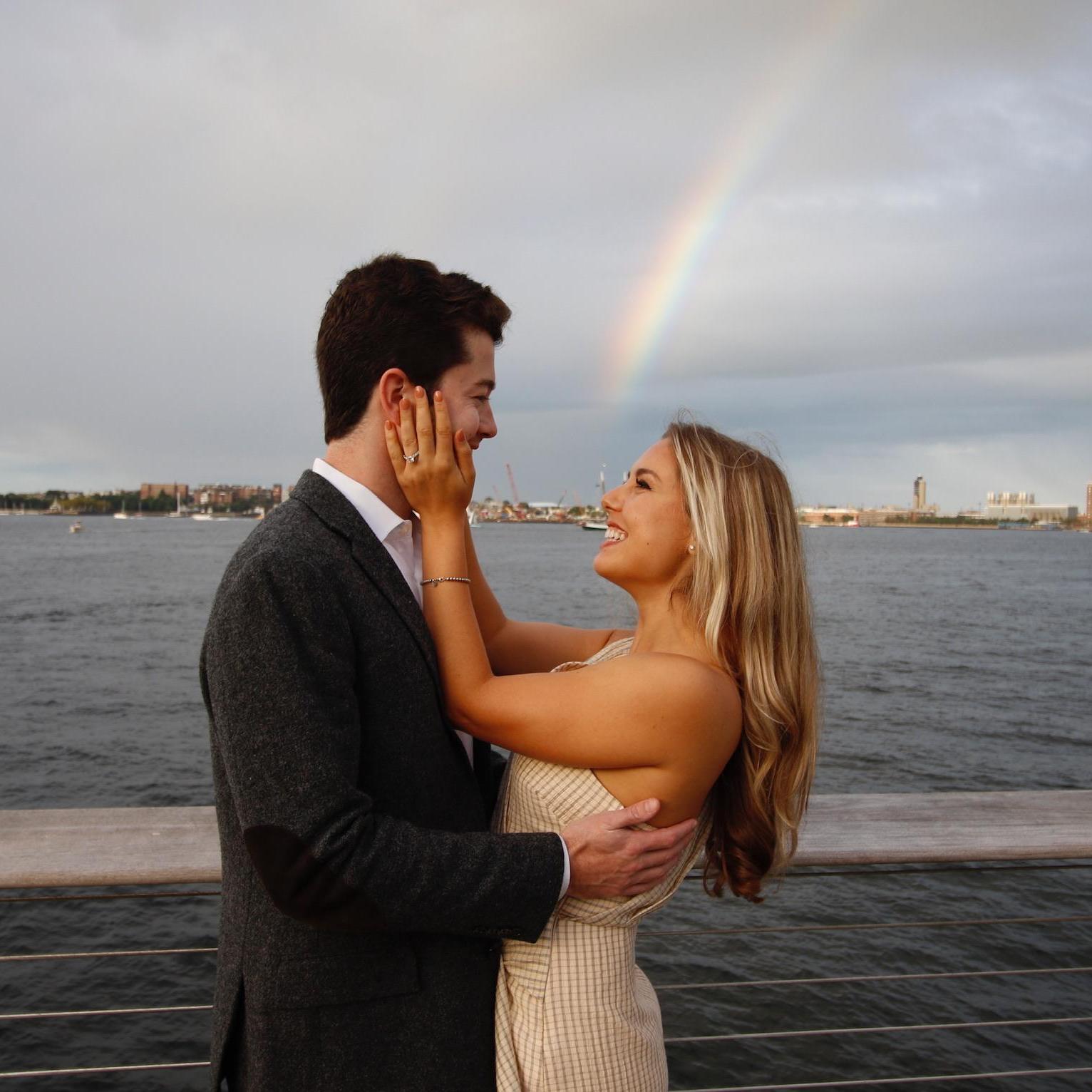 Julia's sister and maid of honor, Emily, captured the moment perfectly!
