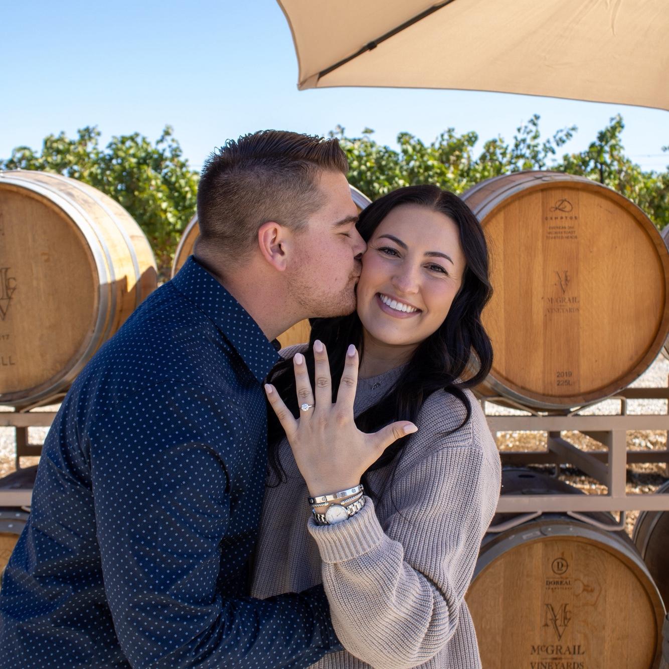 The day we got engaged. 10/4/25