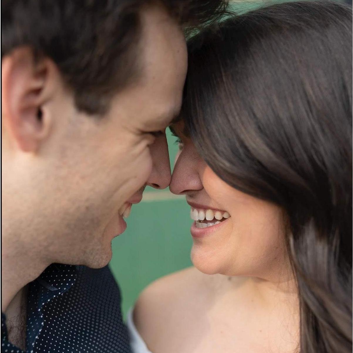 Looking cute during engagement photos - August 2019