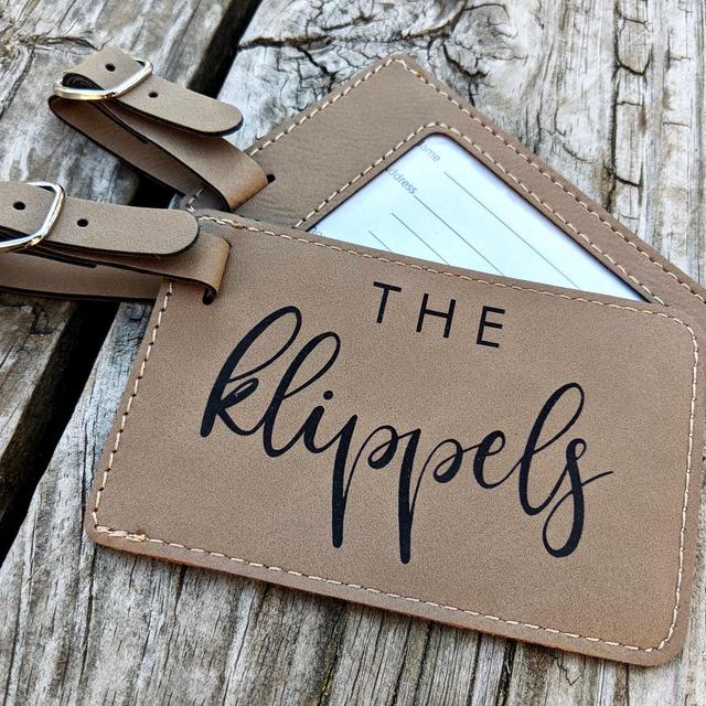 Personalized Luggage Tags, Custom Luggage Tags, Wedding Gift, Personalized Luggage, Travelers Gift, Bridesmaids Gift, Groomsman Gift