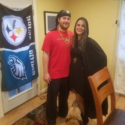 A little lowkey in 2017...Michael turned into a pirate yet again, Britt the Grimm Reaper one last time before changing her name!! What will they be this year?!