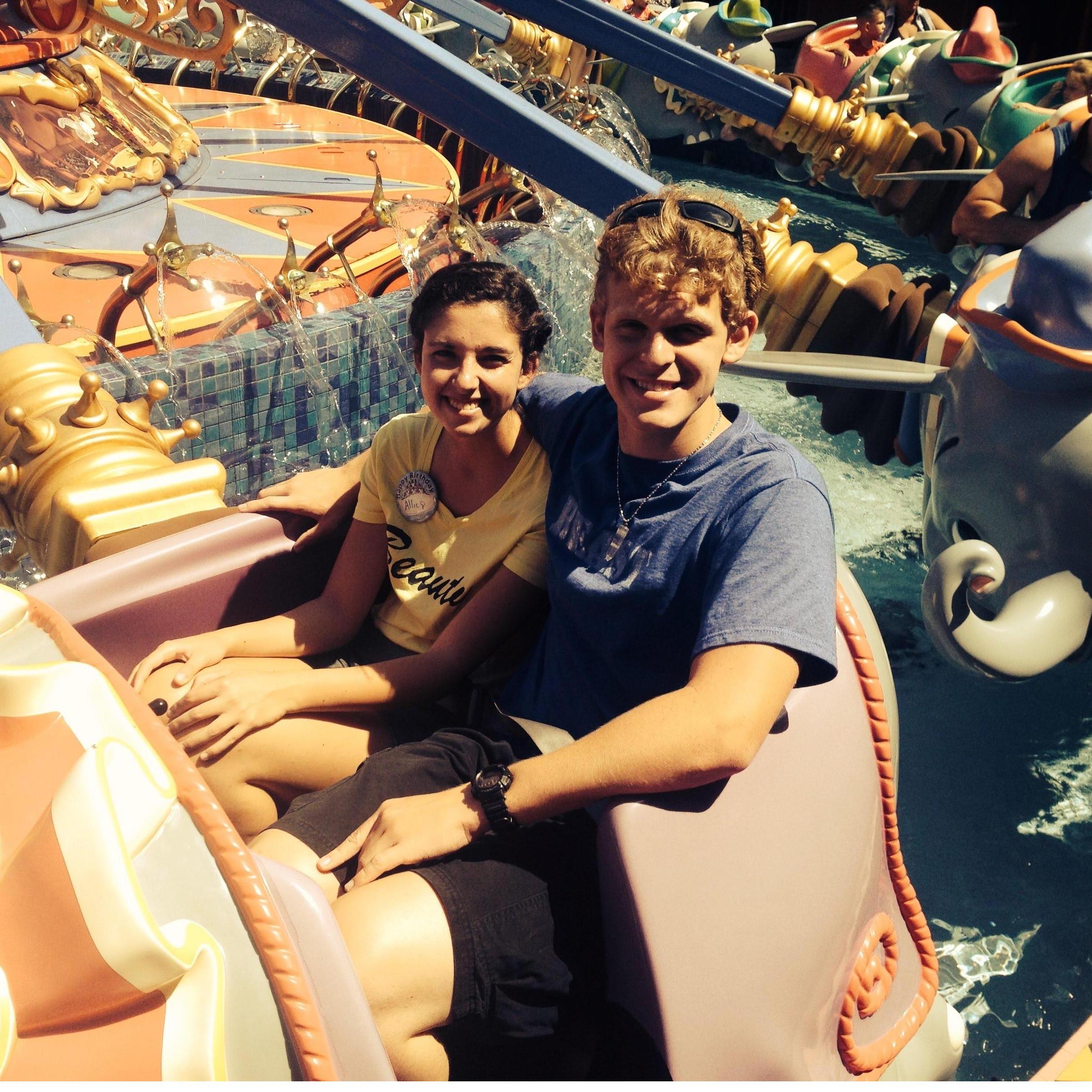 On Dumbo @ Magic Kingdom - summer 2013