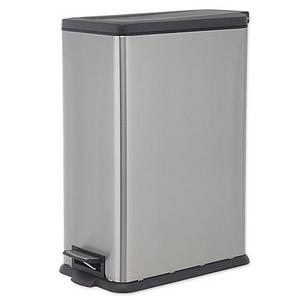 SALT™ 45 Liter Rectangular Slim Step Trash Can