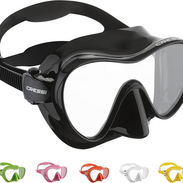 Cressi F1, Scuba Diving Snorkeling Frameless Mask - Perfect Seal Silicone Skirt - Designed in Italy by Cressi