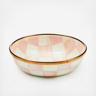 Rosy Check Stainless Steel Stainless Steel Relish Dish