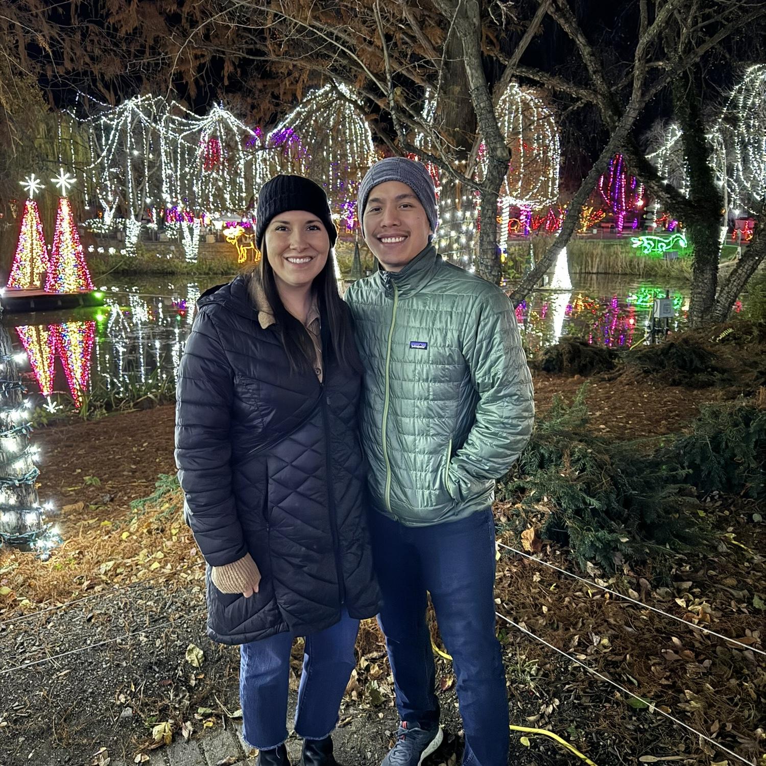 At the Columbus Zoo WildLights