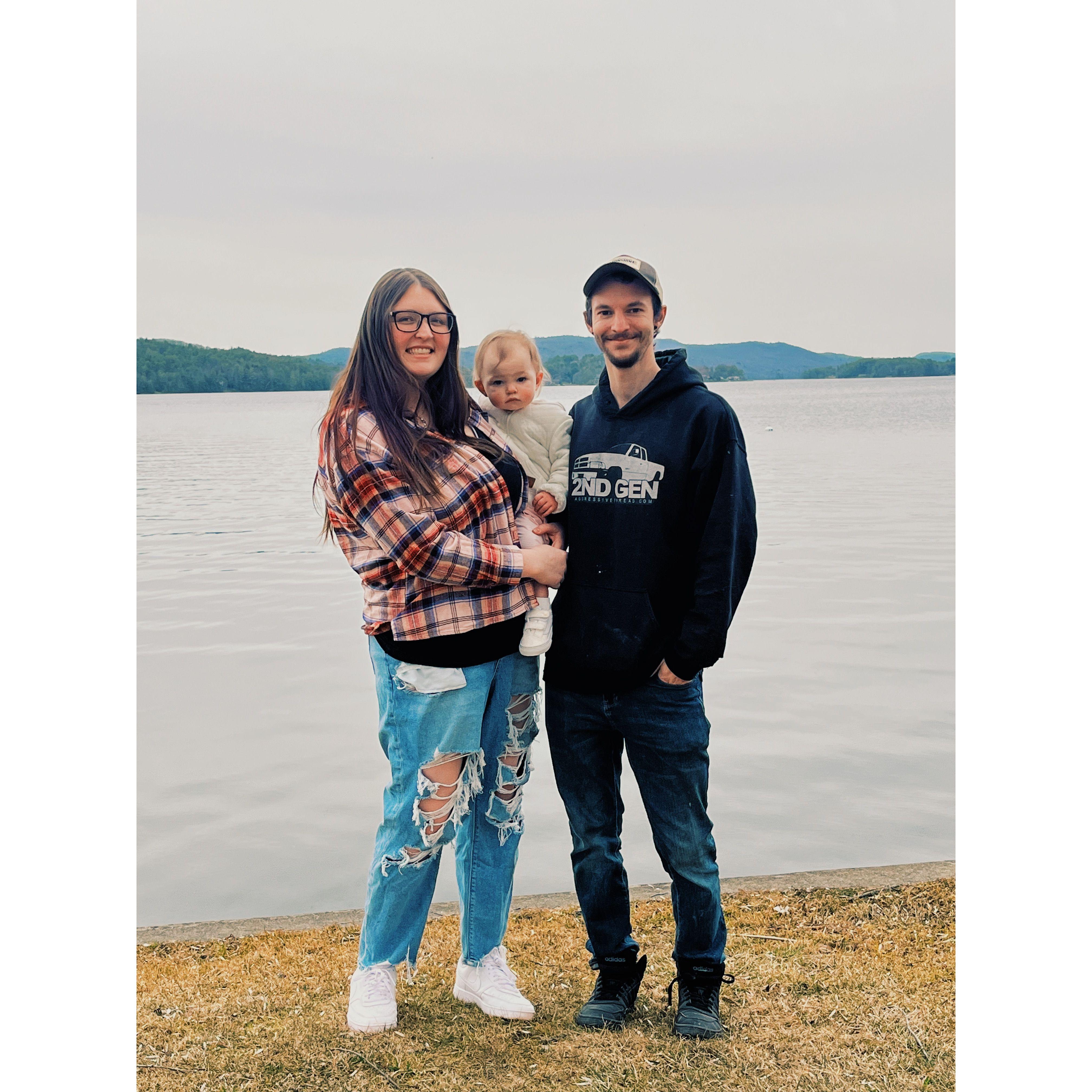 Joe took Kristen to visit Lake Bomoseen for the first time!