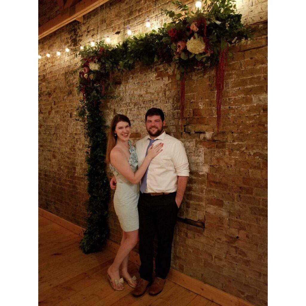 August 2018 - First wedding we attended together